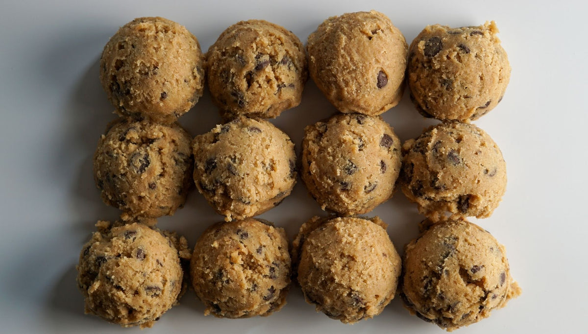 Frozen Chocolate Chip Cookie Dough Pucks